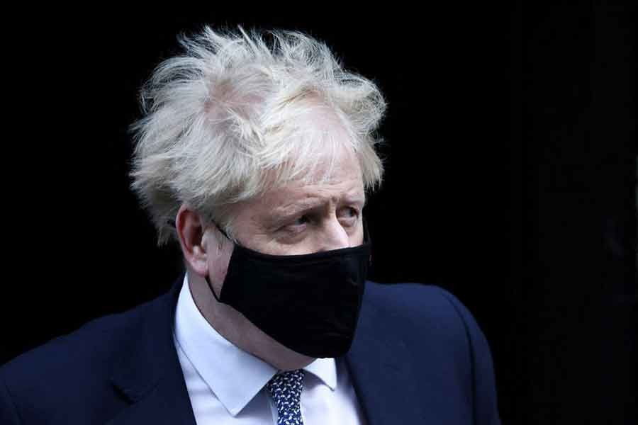 British Prime Minister Boris Johnson walking outside Downing Street in London on Wednesday -Reuters file photo