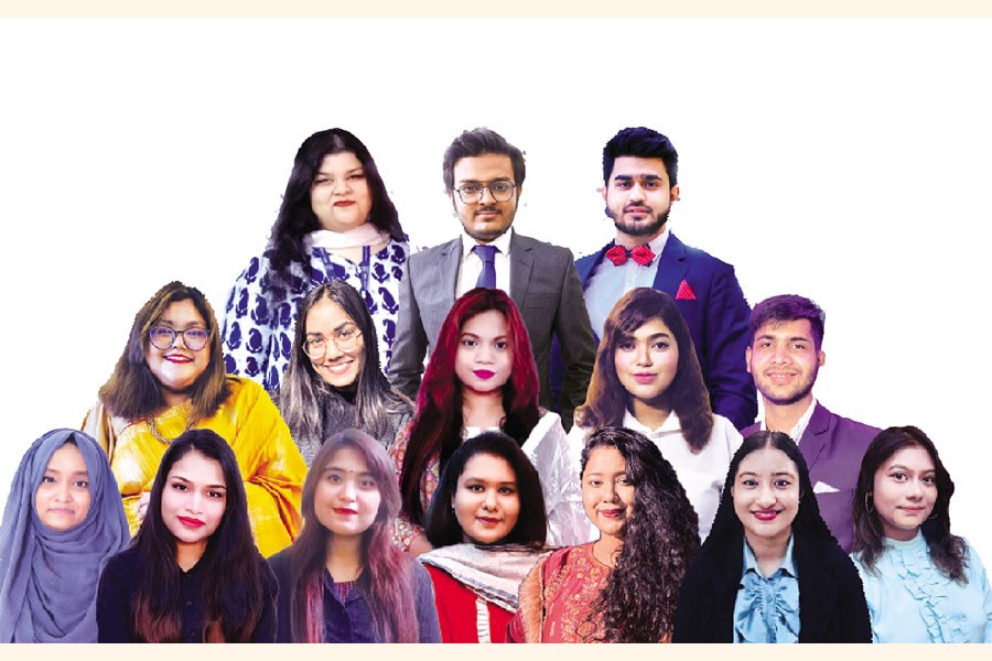 Members of the 2021 Director Body of BRAC University Business Club (BIZ BEE)