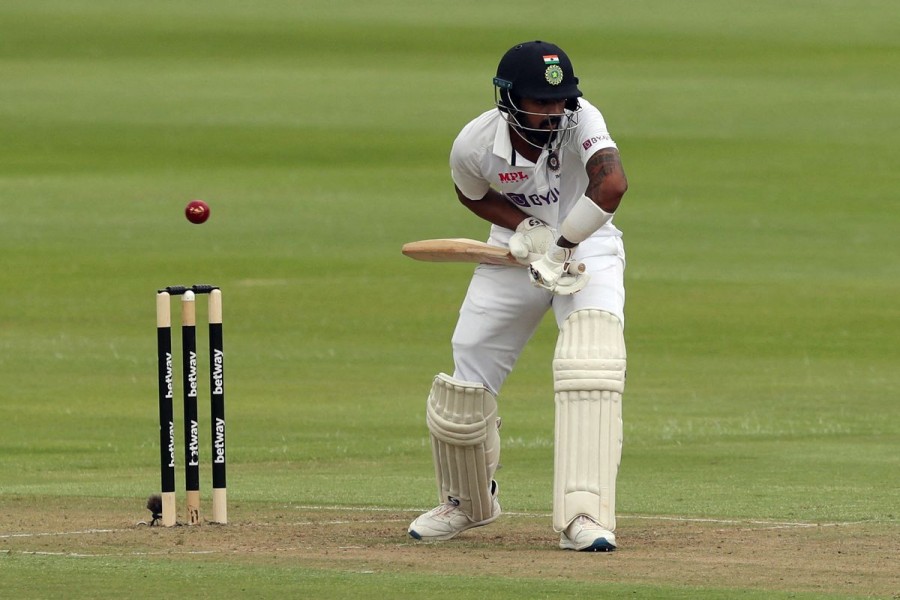 Cricket - Third Test - South Africa v India - Newlands Cricket Ground, Cape Town, South Africa - January 11, 2022 India's KL Rahul in action REUTERS/Sumaya Hisham