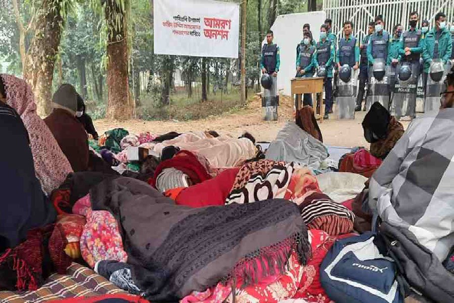 Dhaka-Sylhet long march Wednesday in support of SUST students   