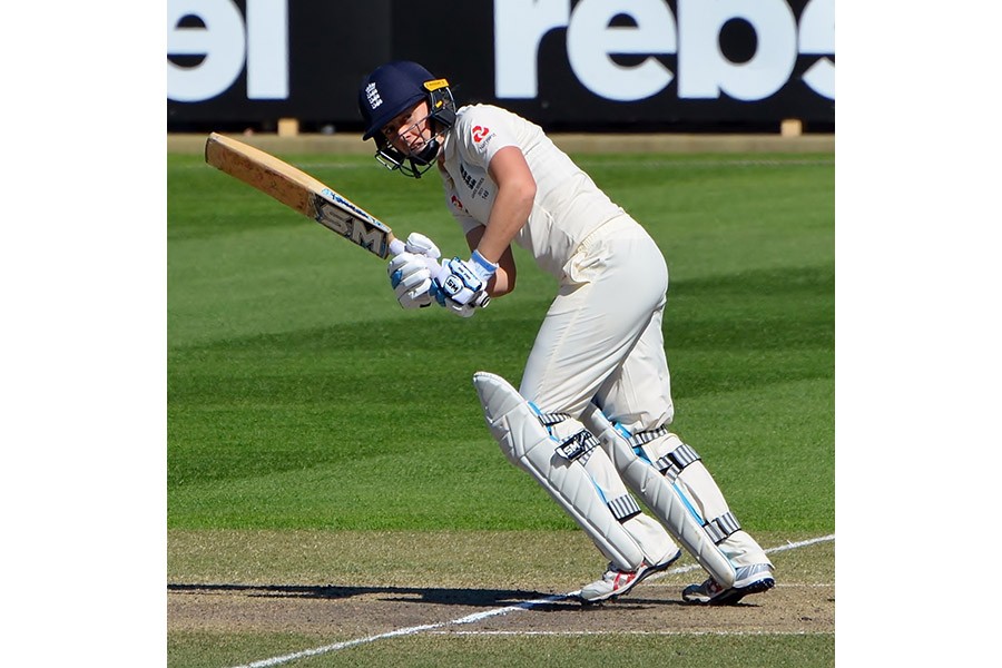 England's Knight unbeaten but Australia on top in woman's Ashes test   