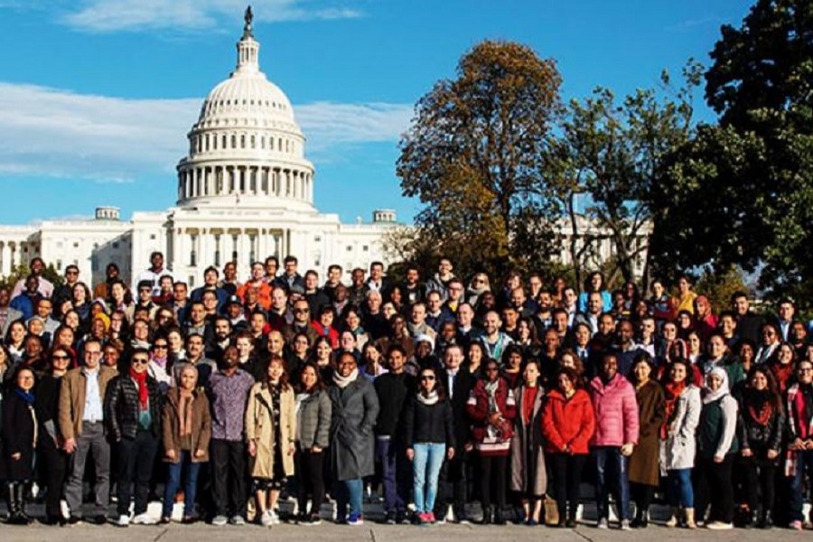 Mid-level professionals can study in the United States on a prestigious fellowship