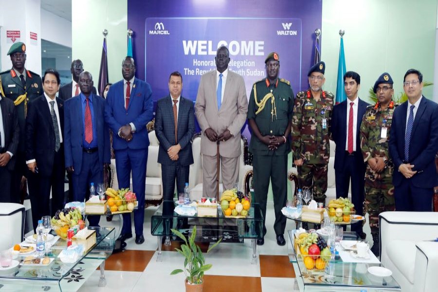 South Sudan’s two ministers visit Walton factory to explore trade potential