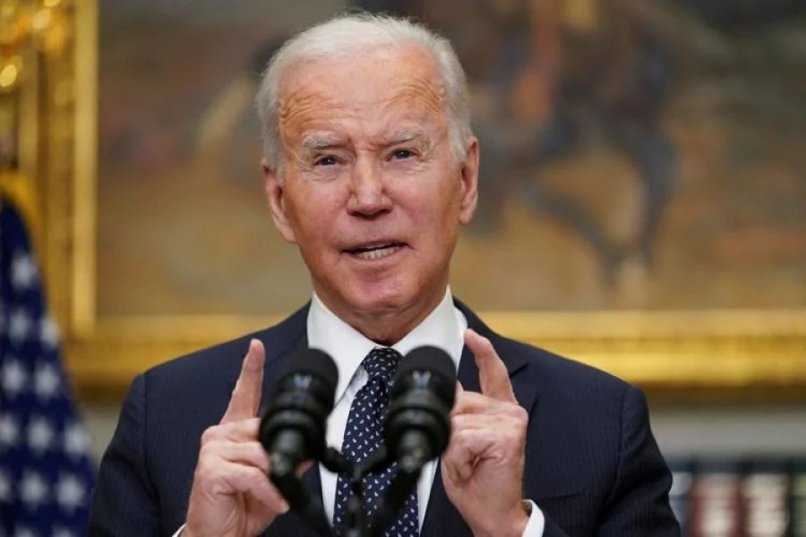 US President Joe Biden is seen in this undated Reuters photo