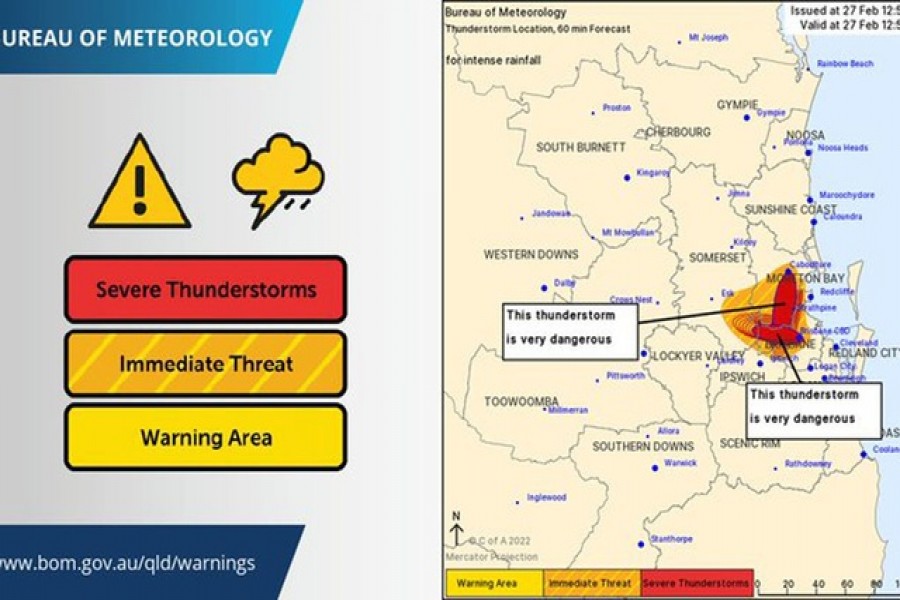 Bureau of Meteorology, Queensland/Twitter