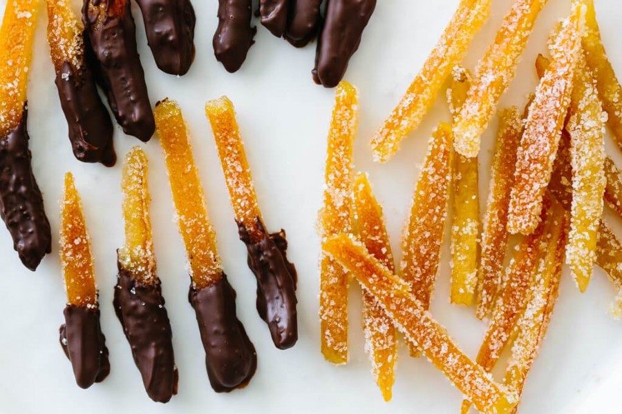 Did you know orange peels can be turned into candy?