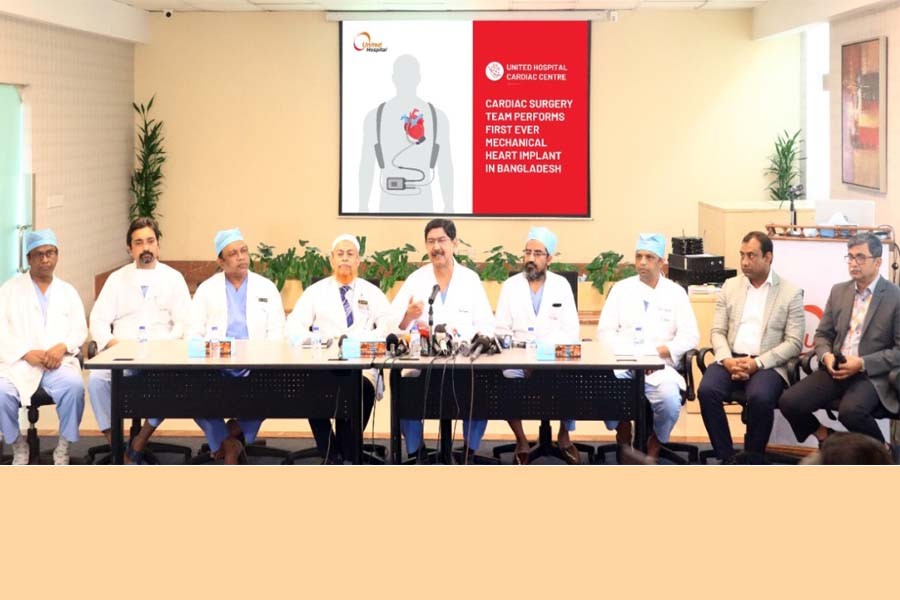 Bangladesh performs first mechanical heart implant successfully