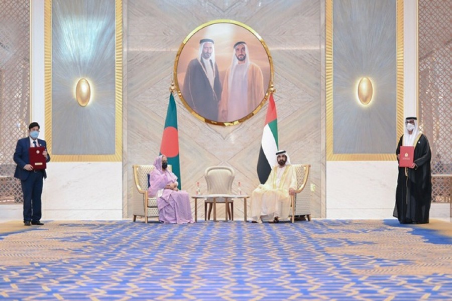 Bangladesh signs four MoUs with UAE to boost ties