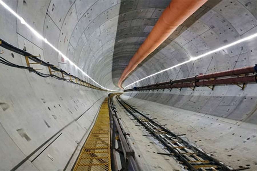 80pc work of Karnaphuli tunnel complete