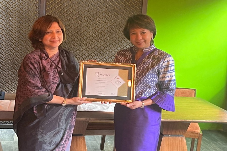 Dhaka restaurant gets ‘Thai Select’ certificate