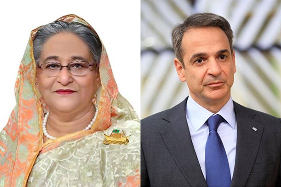 Greek PM phones Hasina