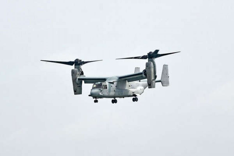 A US Marine Corps’ MV-22B Osprey — Collected
