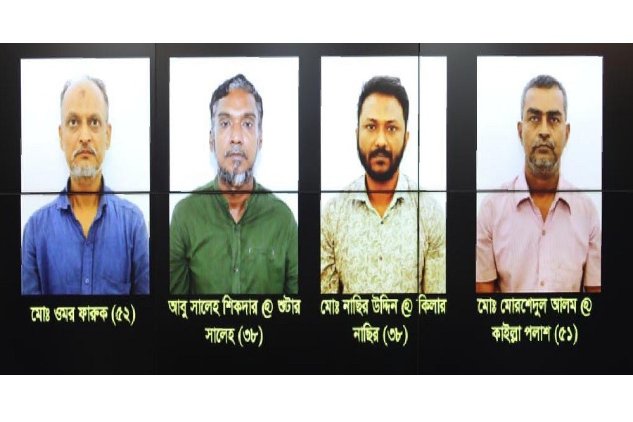 Five including AL leader put on 5-day remand over Shahjahanpur double murder