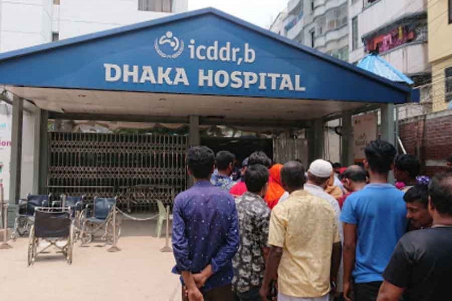 685 more diarrhoea patients  admitted to the icddr,b in 14 hours