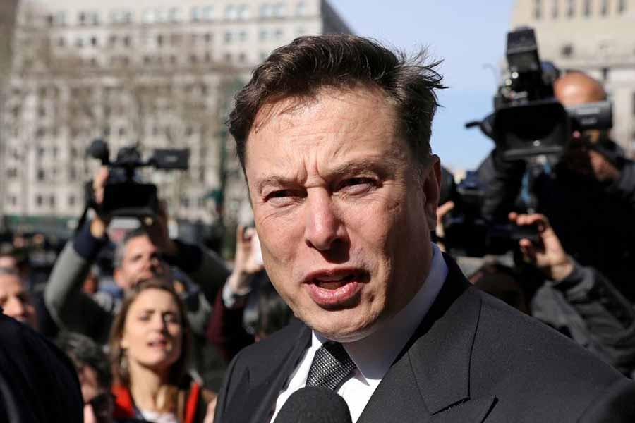 Tesla CEO Elon Musk leaving Manhattan federal court after a hearing on his fraud settlement with the US Securities and Exchange Commission (SEC) in New York on April 4 in 2019 –Reuters file photo