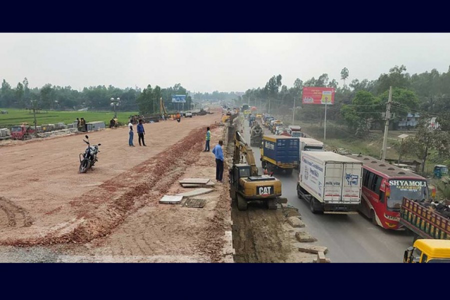 Incomplete Bangabandhu Bridge link road may cause gridlock during Eid journey