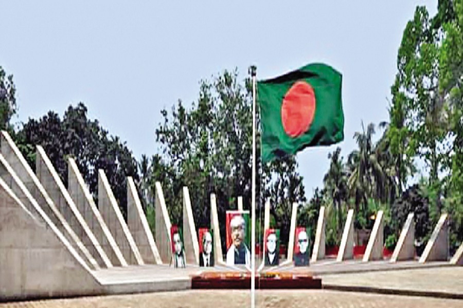 Mujibnagar Monument at Mujibnagar in Meherpur district — File photo