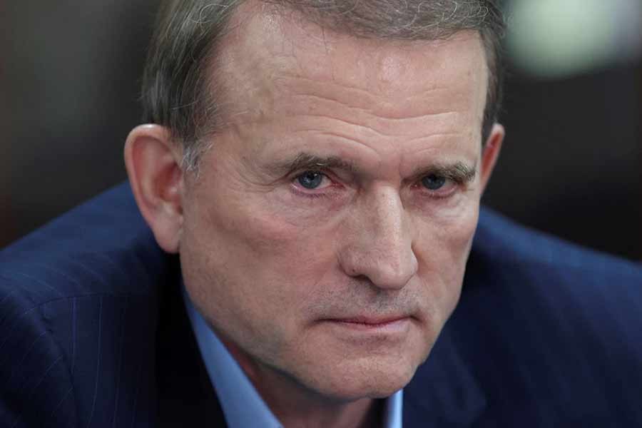 Viktor Medvedchuk, leader of Opposition Platform - For Life political party, attending a court hearing in Kyiv in Ukraine May 13 last year –Reuters file photo