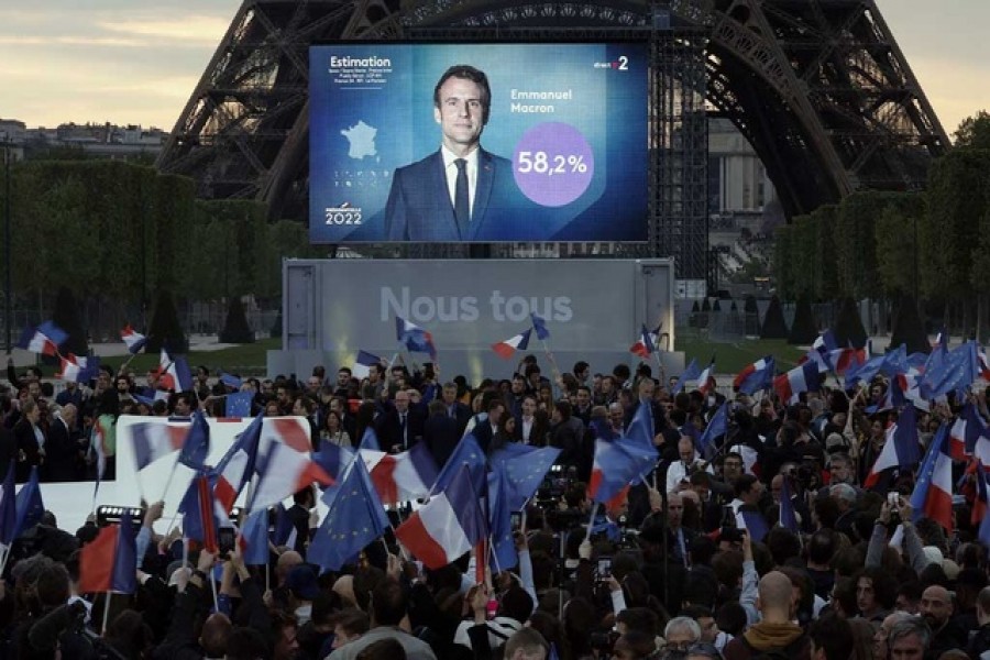 France's Macron beats Le Pen to win second term