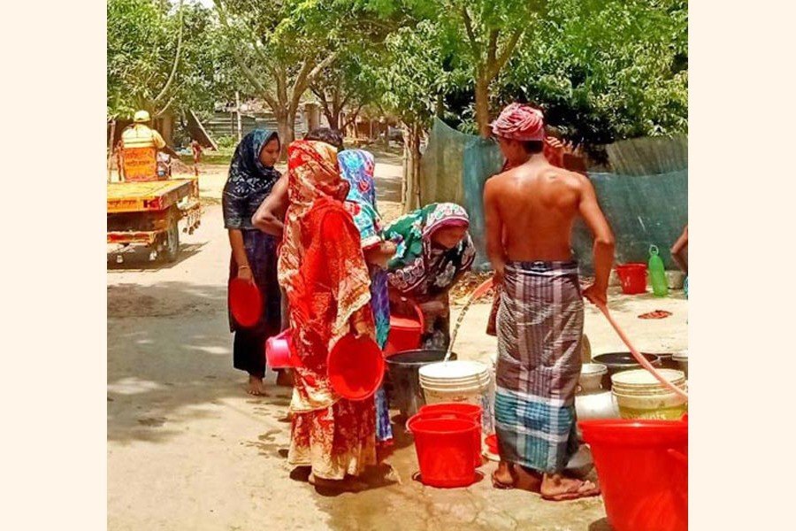 Nachol residents struggle to get potable water