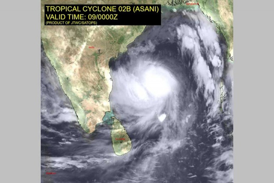 Asani turns severe but may skirt Bangladesh coast, say meteorologists