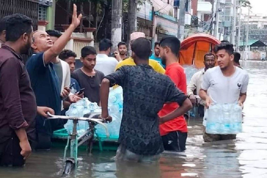 Taking care of Sylhet's flood victims