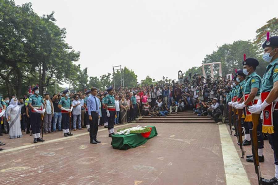 People from all walks of life pay respects to Gaffar Chowdhury