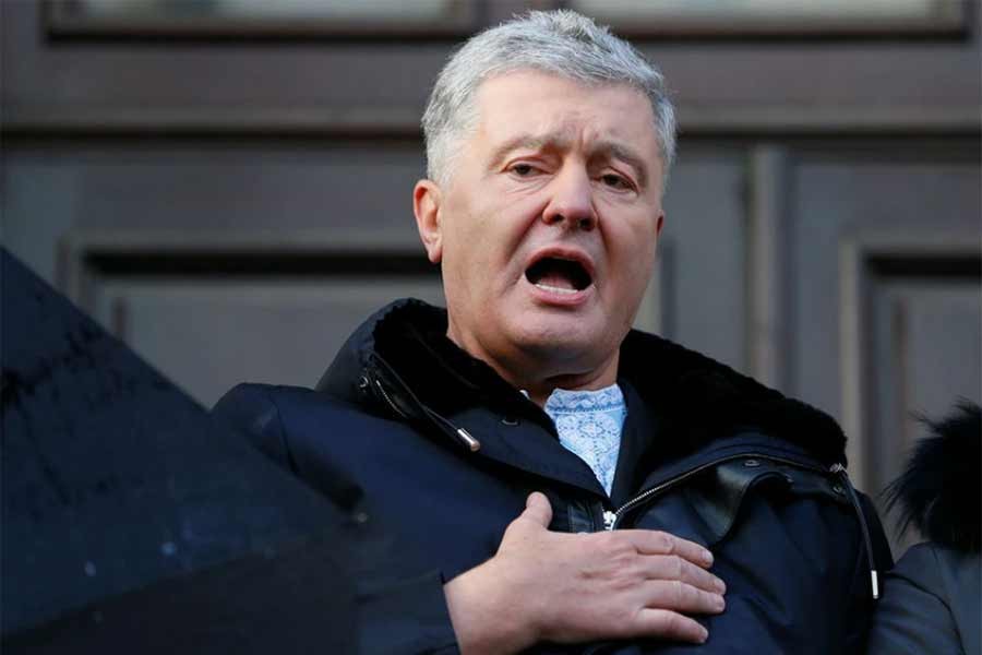 Ukraine’s former president prevented from leaving his country