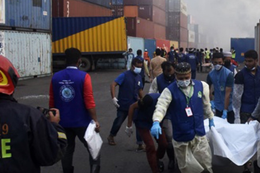 Death toll in Ctg container depot fire climbs to 41