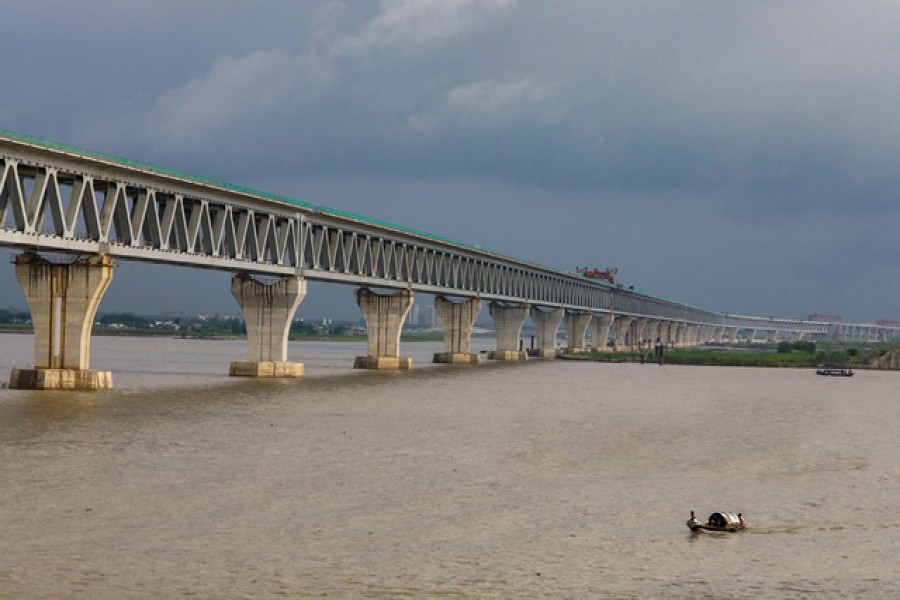 The bridge on river Padam is set to open formally on June 25	—bdnews24.com photo