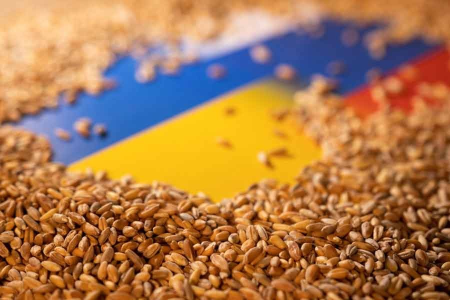 300,000 tonnes of grain in Ukraine’s destroyed warehouses by 'Russian shelling'