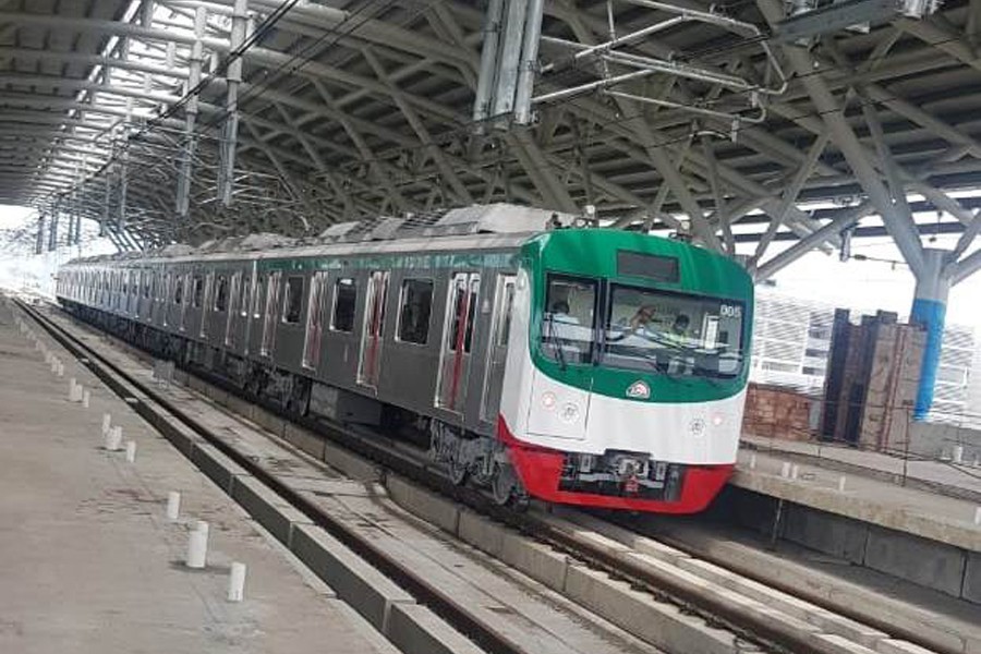 Metro rail test run nearing completion