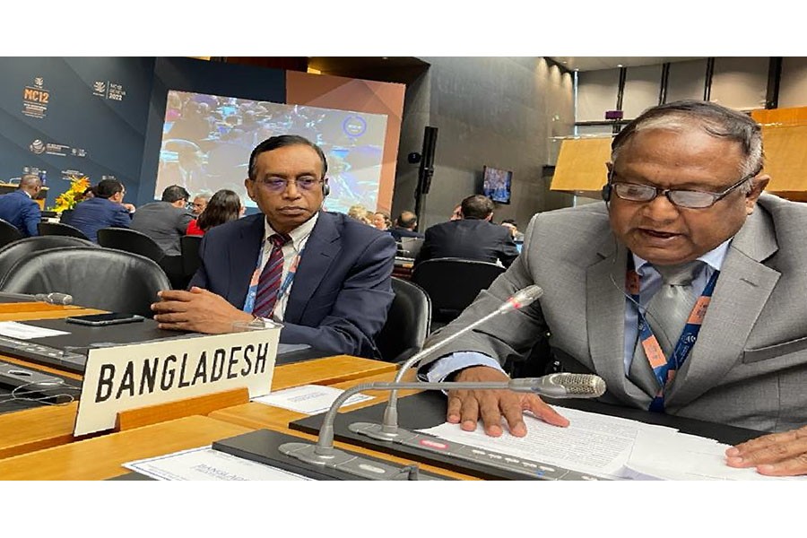 Bangladesh seeks WTO steps to prevent sudden ban on food export