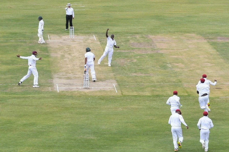 Kemar Roach led the Windies attack that ripped through the Tigers' batting line up in first innings of the 1st Test in 2018. Photo: ESPNCricinfo