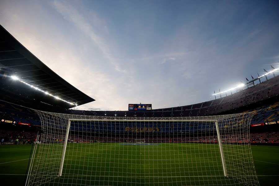 General view inside Camp Nou in Barcelona before a football match between FC Barcelona and Villarreal on May 22 this year –Reuters file photo