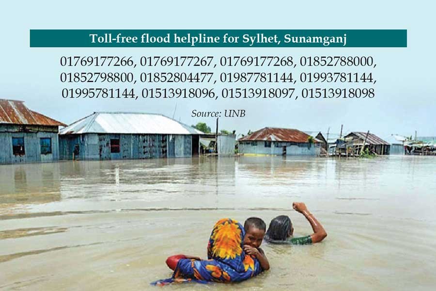 Army launches toll-free flood helpline for Sylhet, Sunamganj