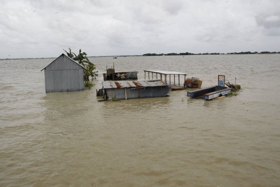 Netrokona goes under water as floods rage