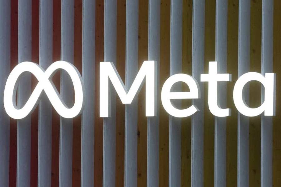 The logo of Meta Platforms is seen in Davos, Switzerland, May 22, 2022. Picture taken May 22, 2022. REUTERS/Arnd Wiegmann