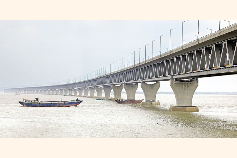 The Padma Multipurpose Bridge that awaits its inauguration today — FE photo