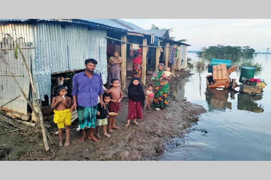 Receding flood waters reveal disastrous damage in Sylhet