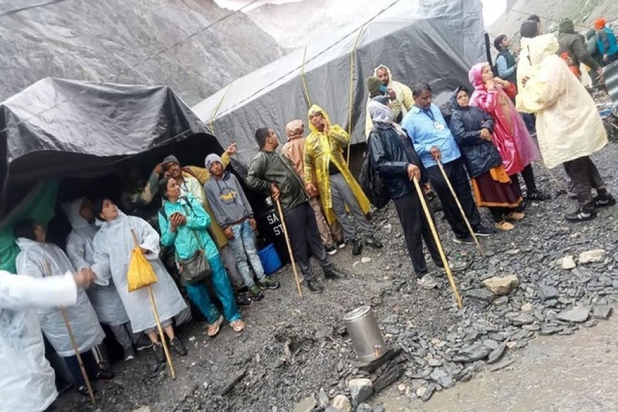 Thirteen dead, three dozen missing after cloudburst in Kashmir