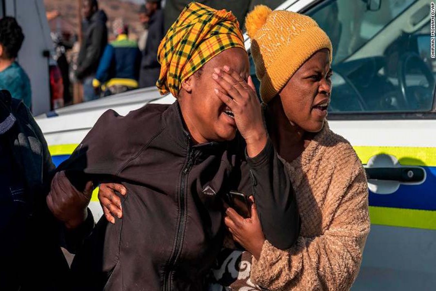 At least 15 dead in a mass shooting at a bar in Soweto, SA