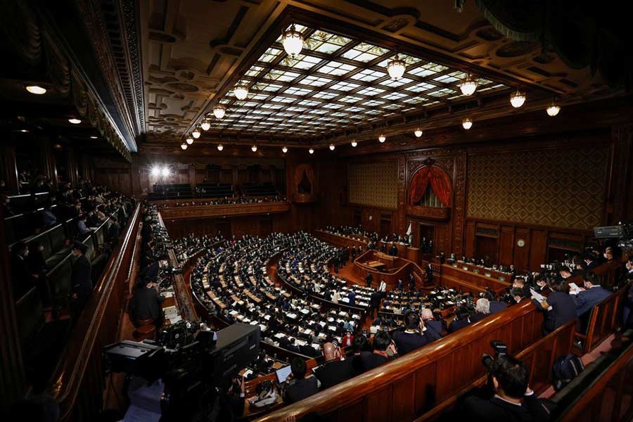 A general view shows a parliamentary session at the Lower House of Parliament in Tokyo last year –Reuters file photo