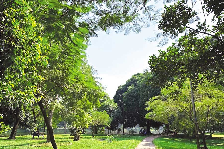 Ramna is one of the few green areas in Dhaka now