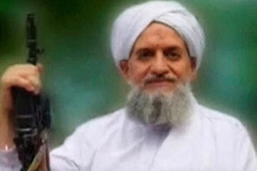 A photo of Al Qaeda's new leader, Egyptian Ayman al-Zawahiri, is seen in this still image taken from a video released on September 12, 2011. SITE Monitoring Service/Handout via REUTERS TV