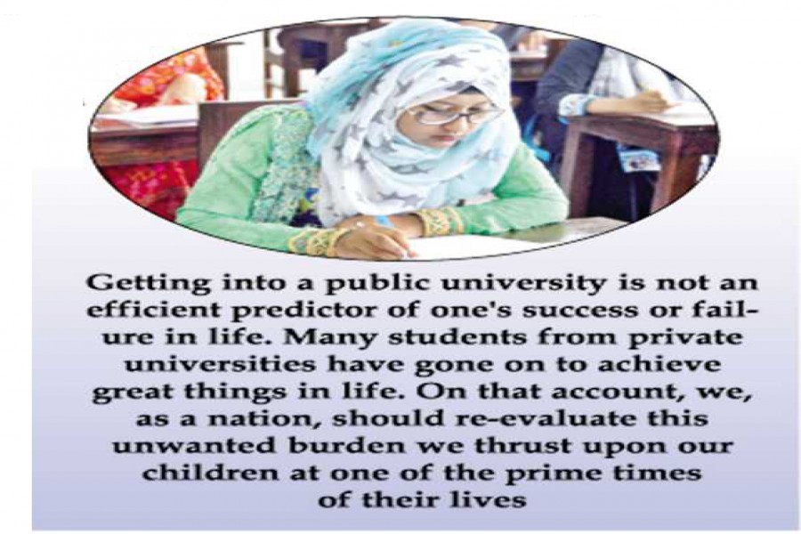 Mental agony of university admission seekers