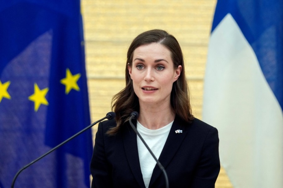 Finland's Prime Minister Sanna Marin said she was upset that videos of her dancing were put online [File: Franck Robichon via Reuters]