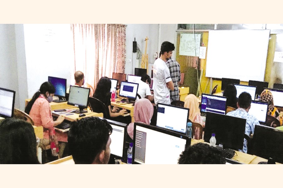 The use of IT has been expanding fast in Bangladesh, but the skill gap is too wide