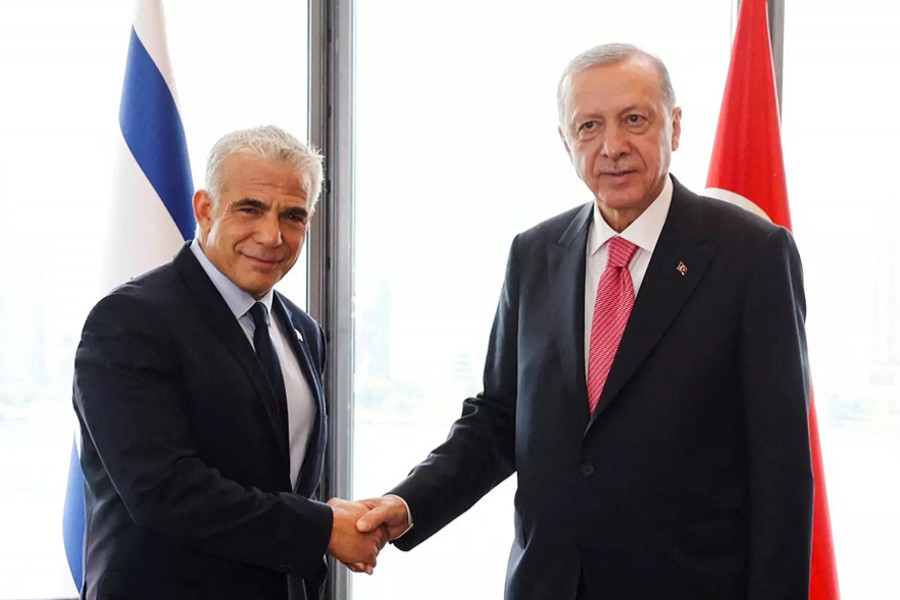 Israeli PM meets Turkish president after 14 years