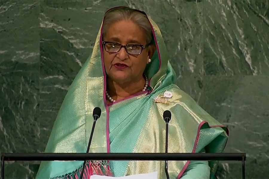 Stop war, sanctions: PM Hasina at UNGA
